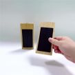 Bamboo Solar Mobile Power Outdoor Portable Charging Treasure USB Interface Can Laser LOGO Gift