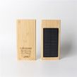 Bamboo Solar Mobile Power Outdoor Portable Charging Treasure USB Interface Can Laser LOGO Gift