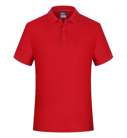 Customizable Solid-colored 220g Cotton Polo Shirt for Men