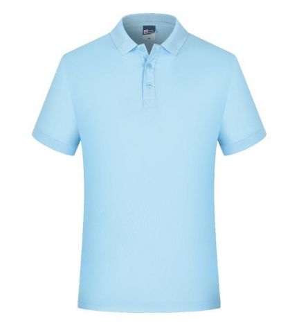 Customizable Solid-colored 220g Cotton Polo Shirt for Men