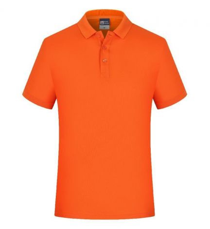 Customizable Solid-colored 220g Cotton Polo Shirt for Men