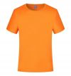 Custom polyester short sleeve marathon quick drying T-shirt