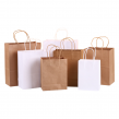 Custom Logo Kraft Paper Bag With Handles