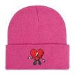 Embroidered Logo Knitted Beanie