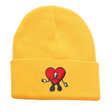 Embroidered Logo Knitted Beanie