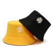 Summer Fashion Reversible Embroidered Cotton Fisherman Bucket Hat