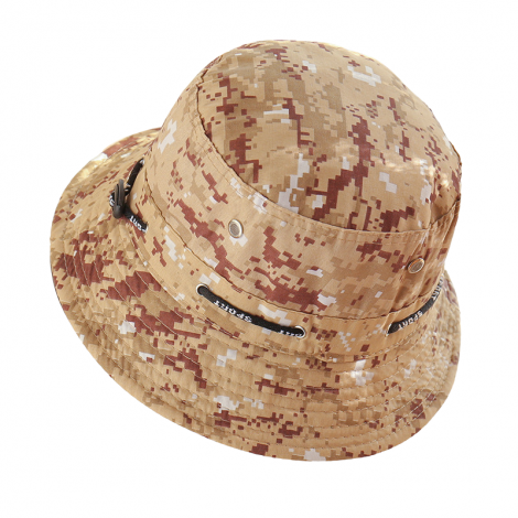 Fisherman hat with camouflage pattern