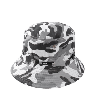 Fisherman hat with camouflage pattern