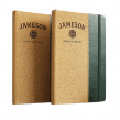 Eco-Friendly Cork A5 Wood Grain Notebook with Strap