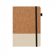 Creative A5 Patchwork  Cork Notebook With Cork Pen