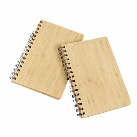 Sustainable A5 Bamboo Wire-bound Notebook