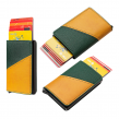 Two Colors PU Wallet  RFID Blocking CardHolder