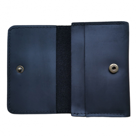 top-grain leather men's cardholder coin purse