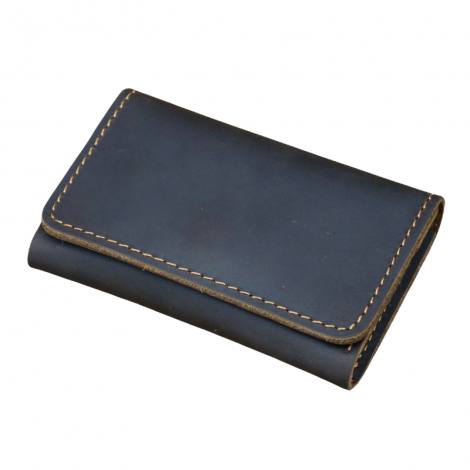 top-grain leather men's cardholder coin purse