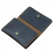 top-grain leather men's cardholder coin purse