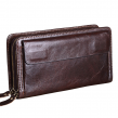 Men's Business Genuine Leather Wallet with Coin Pocket