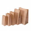 kraft paper square bottom baking oil-resistant packaging bag