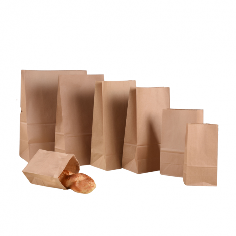 kraft paper square bottom baking oil-resistant packaging bag