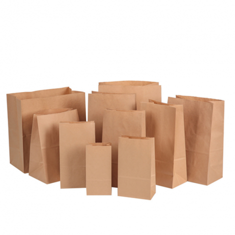 kraft paper square bottom baking oil-resistant packaging bag