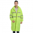 Long Style Waterproof Hi Visibility Reflective PVC Raincoat