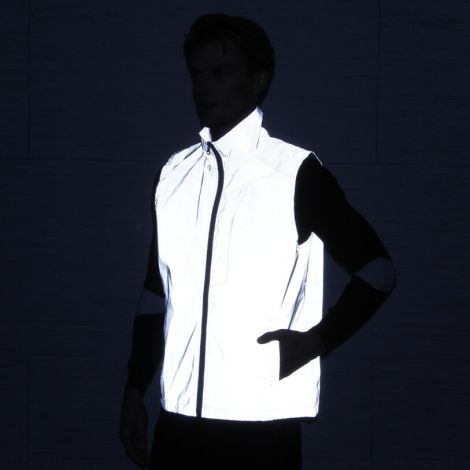 Sleeveless Night Running Reflective Jacket