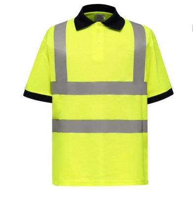 200 gsm High Vision Reflective Polo shirt