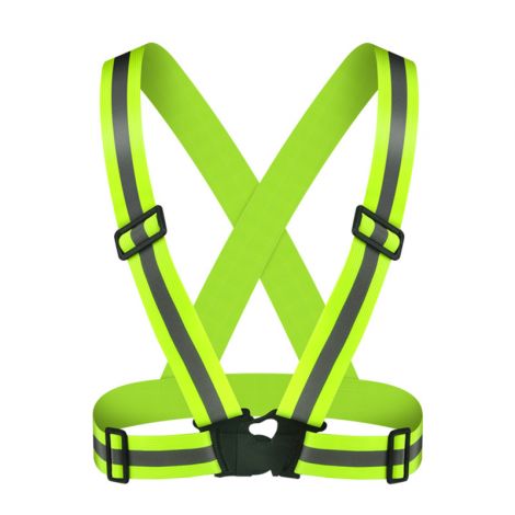 High Visibility Elastic Adjustable Outdoor Runner Reflective Belt Strap