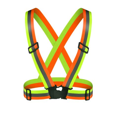 High Visibility Elastic Adjustable Outdoor Runner Reflective Belt Strap