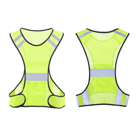 Night running mesh reflective vest