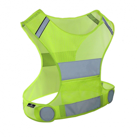 Night running mesh reflective vest