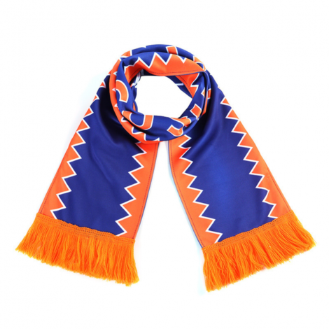 Acrylic Double-sided Knitted Fans Scarves