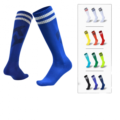 Sport Soccer Football Plain Long Socks