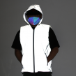 REFLECTIVE OUTDOOR SPORTS VEST HOODED