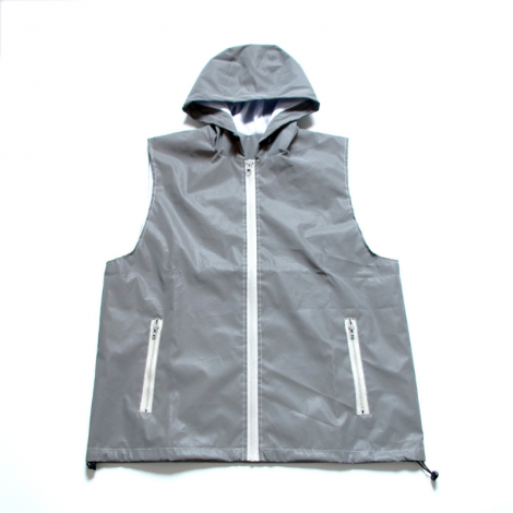 REFLECTIVE OUTDOOR SPORTS VEST HOODED