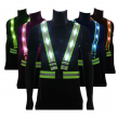 LED outdoor night running riding reflective harness