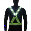 LED outdoor night running riding reflective harness