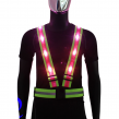 LED outdoor night running riding reflective harness