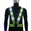 LED outdoor night running riding reflective harness