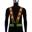 LED outdoor night running riding reflective harness