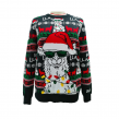 Vintage crew-neck knitted Christmas sweater