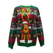 Vintage crew-neck knitted Christmas sweater