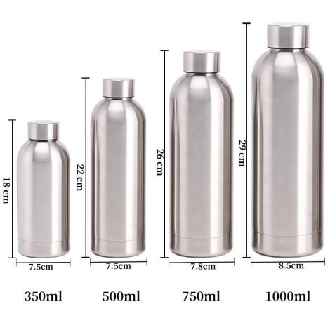 Custom Minimalism Style Vacuum Insulated Water Bottle