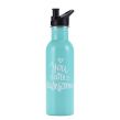 750ML SINGLE-LAYER STAINLESS STEEL PORTABLE WATER BOTTLE