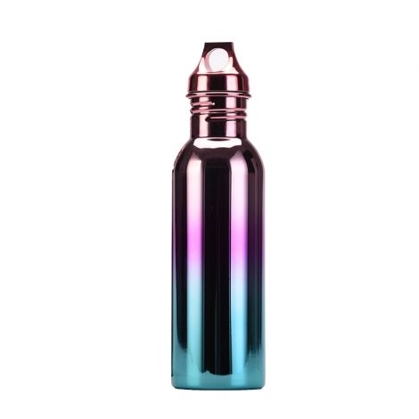 750ml Electroplated Color Outdoor Water Bottle