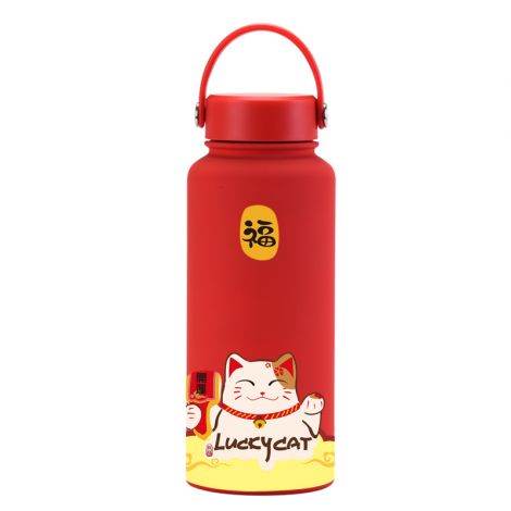 1000mlwide mouth portable vacuum sports bottle