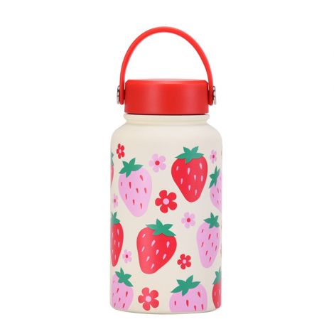 650ml wide mouth portable vacuum student sports bottle