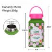 650ml wide mouth portable vacuum student sports bottle