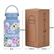 650ml wide mouth portable vacuum student sports bottle