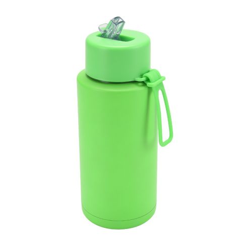 1L Large capacity thermos bottle with silicone handle