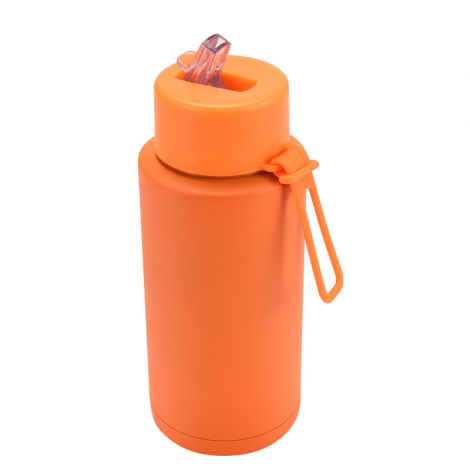 1L Large capacity thermos bottle with silicone handle